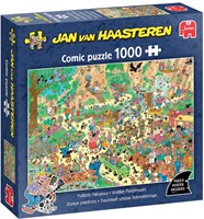 Jumbo puzzle Jan van Haasteren allegri svolazzanti 1000 pezzi animali-2