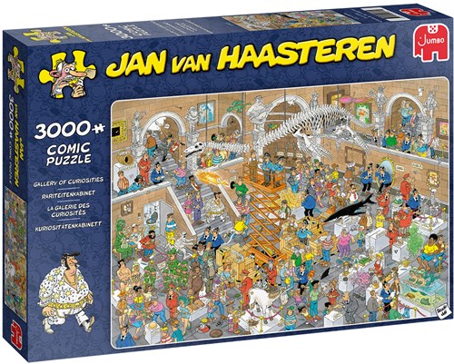 Jumbo puzzle Jan van Haasteren Museo - 3000 pezzi cartone animato-2