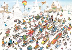 Jumbo puzzle Jan van Haasteren - 2000 pezzi - Puzzle cartoon