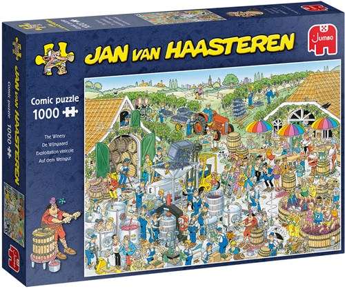 Jumbo puzzle Jan van Haasteren La Cantina - 1000 pezzi cartone animato-2