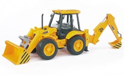 Bruder JCB escavatore veicolo da cantiere giallo plastica 1:16