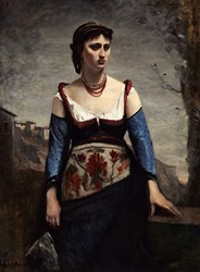 Grafika puzzle arte Jean-Baptiste-Camille Corot Agostina 2000 pezzi