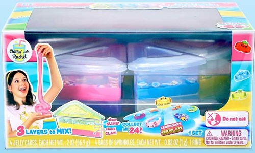 Jelly Cakes Bestie Party Pack giocattolo sensoriale con sorpresa