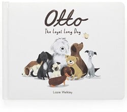 Jellycat Peluche Otto Le Petit Chien Saucisse Livre (Otto il fedele cane lungo)
