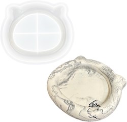 Jesmonite stampo in silicone forma gatto progetto creativo fai-da-te