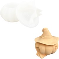 Jesmonite stampo in silicone zucca decorativa con cappello 10x5,9cm stampo fai-da-te