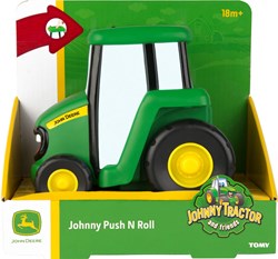 Tomy - Trattore giocattolo John Deere spingi e rotola per bambini piccoli