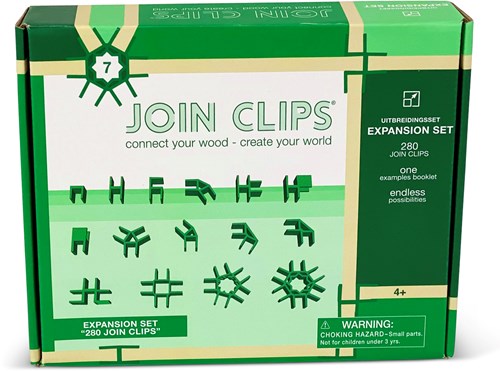 JOIN CLIPS Kit di espansione 280 JOIN CLIPS (connettori da costruire con KAPLA)