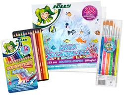 Jolly set da disegno acquerello giocattolo creativo per bambini e adulti