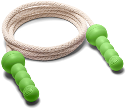 Green Toys corda per saltare - plastica riciclata verde regolabile