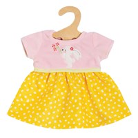 Heless vestito per bambole Bunny Lou rosa giallo 35-45cm abbigliamento