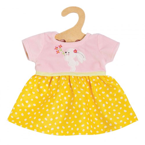 Heless vestito per bambole Bunny Lou rosa giallo 35-45cm abbigliamento