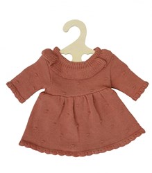 Heless vestito bambola maglia cotone biologico rosa antico 28-35cm