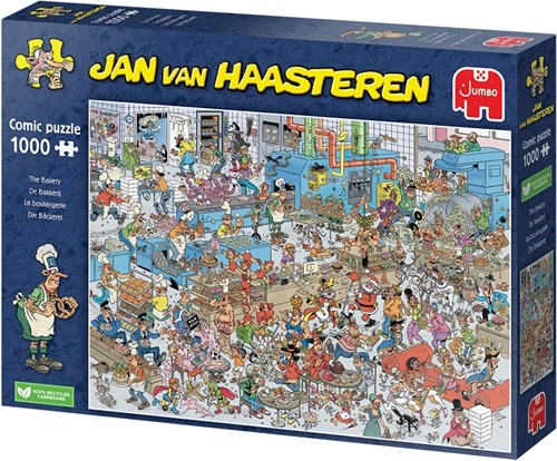 Jumbo Jan van Haasteren puzzle - La Panetteria - 1000 pezzi cartone animato-2