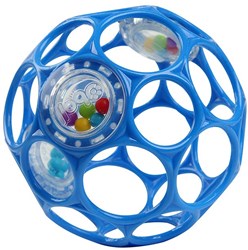 Oball sonaglino palla per bebè - blu - flessibile e facile da afferrare