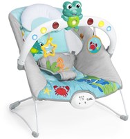 Baby Einstein sdraietta - Explorers Kick 'n Tunes Premium Bouncer - giocattolo interattivo per neonati-2