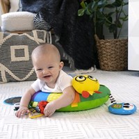 Baby Einstein cuscino multisensoriale per il tummy time Cal-a-Pillow per bebè