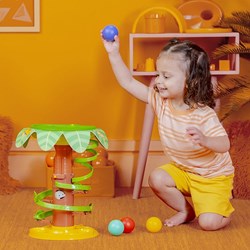 Bright Starts pista per biglie baby Tropical Twirl Ball Play Toy giungla