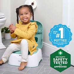Ingenuity vasino 3-in-1 sistema - addestramento al vasino bianco