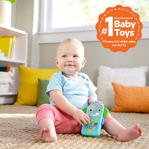 Bright Starts telefono baby Elephone - giocattolo interattivo da 6 mesi-3
