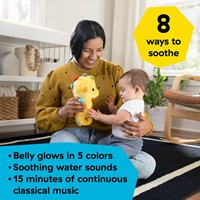 Baby Einstein peluche cavalluccio marino soother giallo - giocattolo per bambini-2