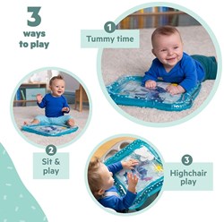 Bright Starts tappetino d'acqua per bambini Stitch tappeto sensoriale blu