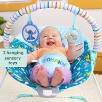 Bright Starts sdraietta per bebè Stitch Ohana Paradise - comfort vibrante
