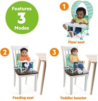 Bright Starts seggiolino booster cabana portatile per bambini - perfetto per i viaggi-2