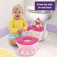 Bright Starts Disney Princess vasino 2in1 - toilette per bambini-2