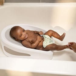 Ingenuity seggiolino da bagno per bambini grigio - riduttore comodo antiscivolo