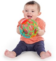 Oball giocattolo per bambini bastone della pioggia - palla sonaglio flessibile, gioco da afferrare-2