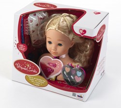 Klein Princess Coralie testa da parrucchiera giocattolo make-up bionda rosa