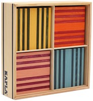 Kapla set di costruzione - 100 tavolette in 8 colori - OCTOCOLOR giocattolo in legno