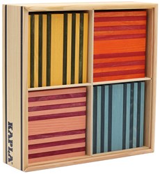 Kapla set di costruzione - 100 tavolette in 8 colori - OCTOCOLOR giocattolo in legno