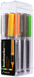 Karin Brushmarker Pro Set pennarelli brush Sun and Tree 12 pezzi