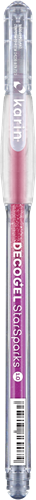 Karin penna gel scrittura creativa Decogel 1.0 Star Sparks Rose multi