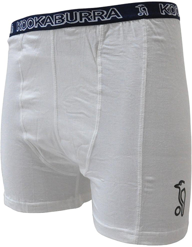 Kookaburra intimo sportivo jock short con tasca bianco taglia L cricket