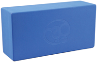 Fitness-Mad blocco yoga blu schiuma EVA ad alta densità 22x11x7cm