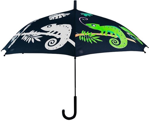 Esschert Design ombrello bambini camaleonte magico che cambia colore