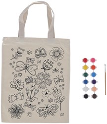 Esschert Design borsa da colorare farfalle divertimento creativo per bambini