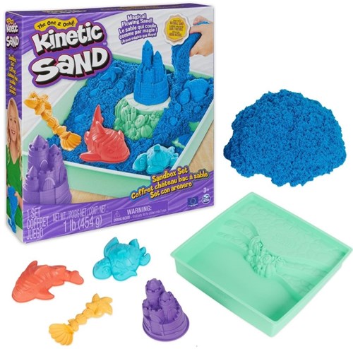 Spin Master Kinetic Sand - Set Sabbiera con Sabbia da Gioco e Attrezzi-2