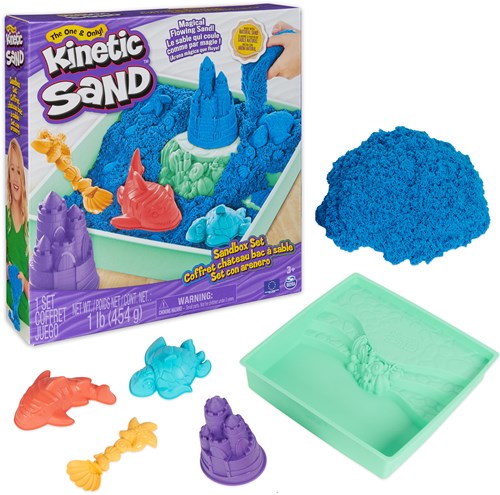 Spin Master Kinetic Sand - Set Sabbiera con Sabbia da Gioco e Attrezzi-3