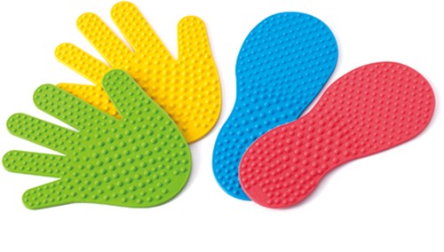Eduplay gioco educativo Impronte di mani e piedi 6 paia multicolore