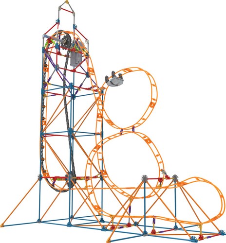 K'nex set costruzione montagne russe - Amazin 8 giocattolo STEM-2
