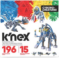 K'nex set di costruzione Cyborg Creatures - 15 modelli - 196 pezzi - giocattolo STEM