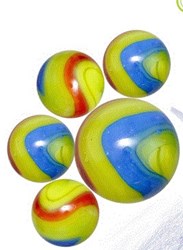 Don Juan biglie aliens set gioco 20+1 biglie colorate