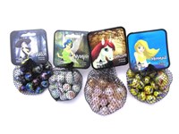 Don Juan biglie vetro serie Mythical 20x 16mm + 1x 25mm colorate