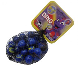 Don Juan biglie dino set di biglie di vetro 20+1 blu