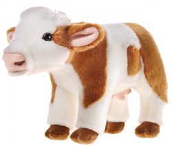 Heunec peluche mucca - animale da fattoria - 27 cm - regalo bambini
