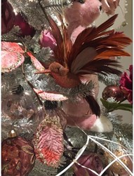 Decoris decorazione natalizia colibrì glitter plastica decorazione di lusso